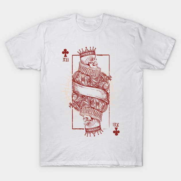 Card of Clubs T-Shirt by viSionDesign